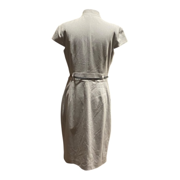 Calvin Klein dress. Retro style. Button up with belt. Fully lined. Sz 10 - Picture 4 of 16
